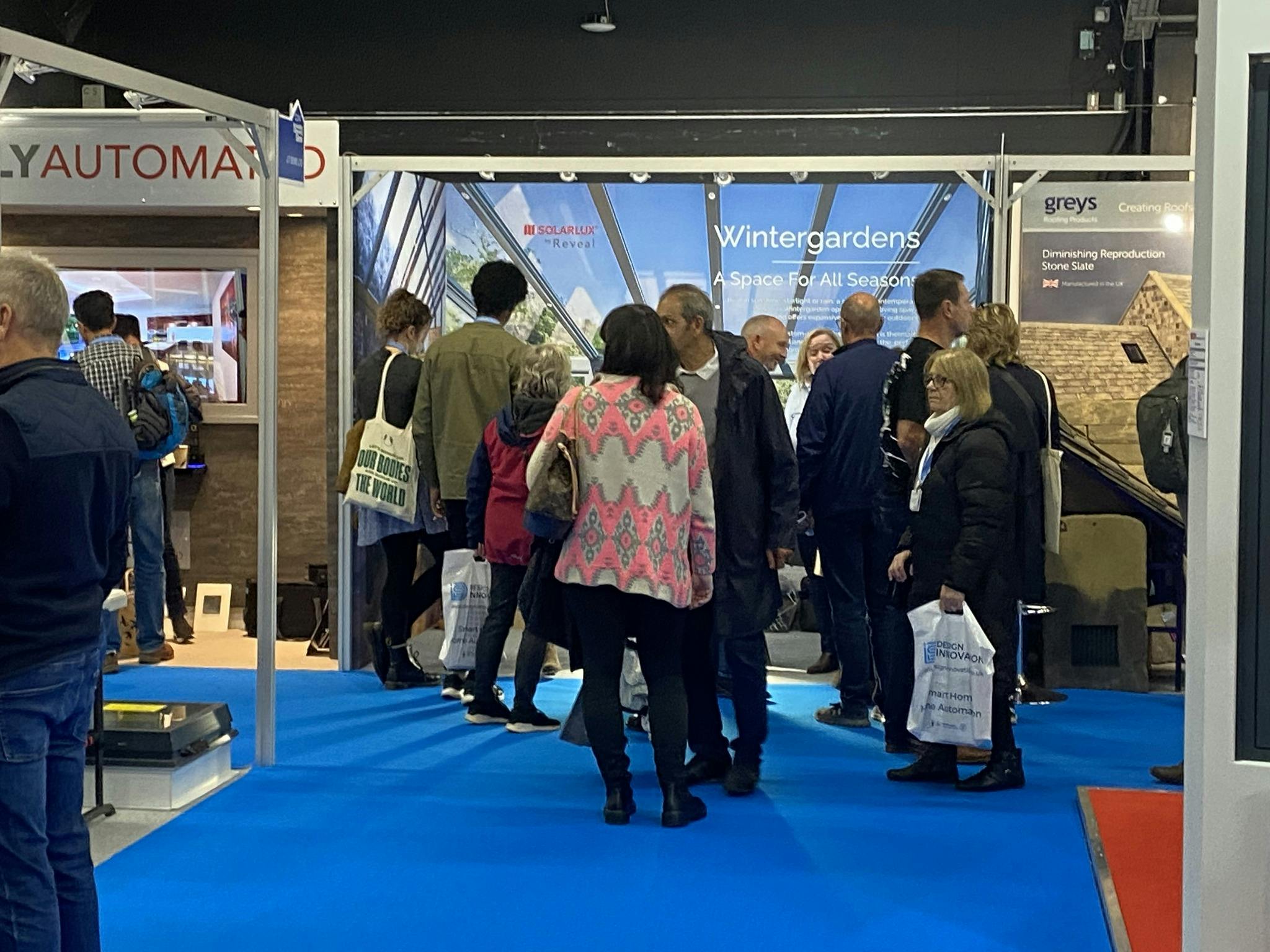 Homeowners at the exhibition at the Harrogate Homebuilding Show