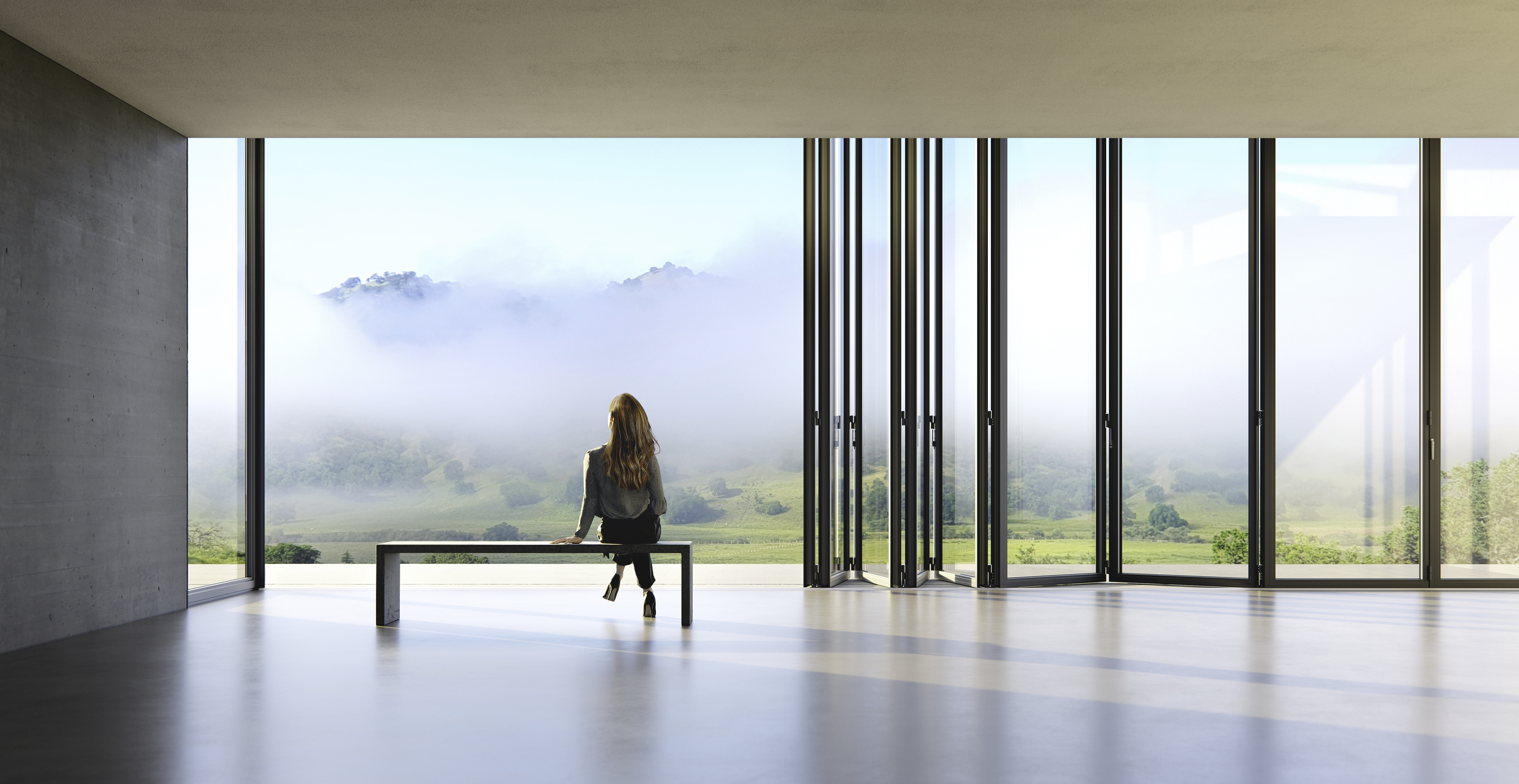 Solarlux by Reveal - Megaline Aluminium Bi-fold Doors - Yorkshire