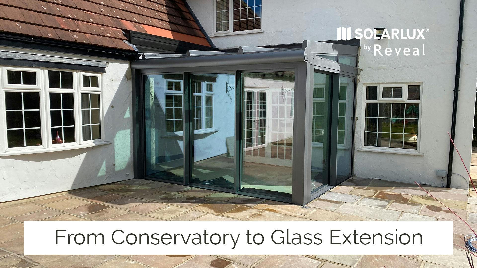 timelapse of conservatory replacement project