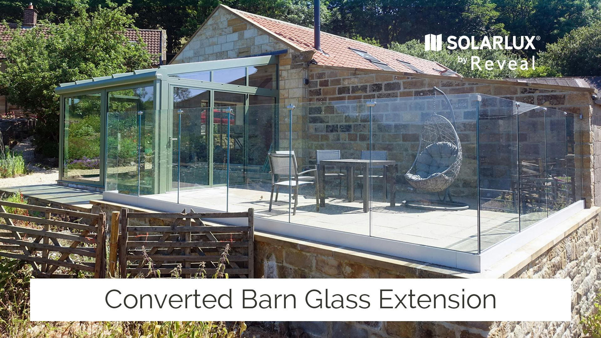 timelapse of glass extension installation
