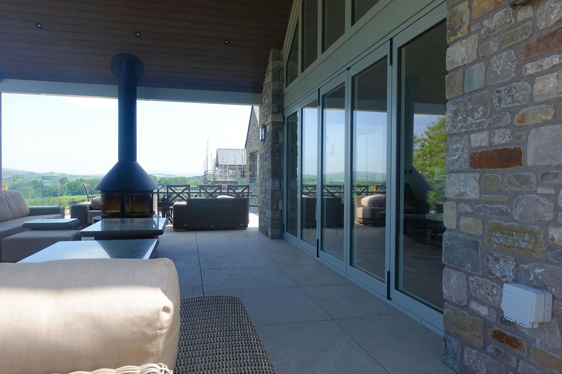 Stonework for bespoke glazing and shaped window project