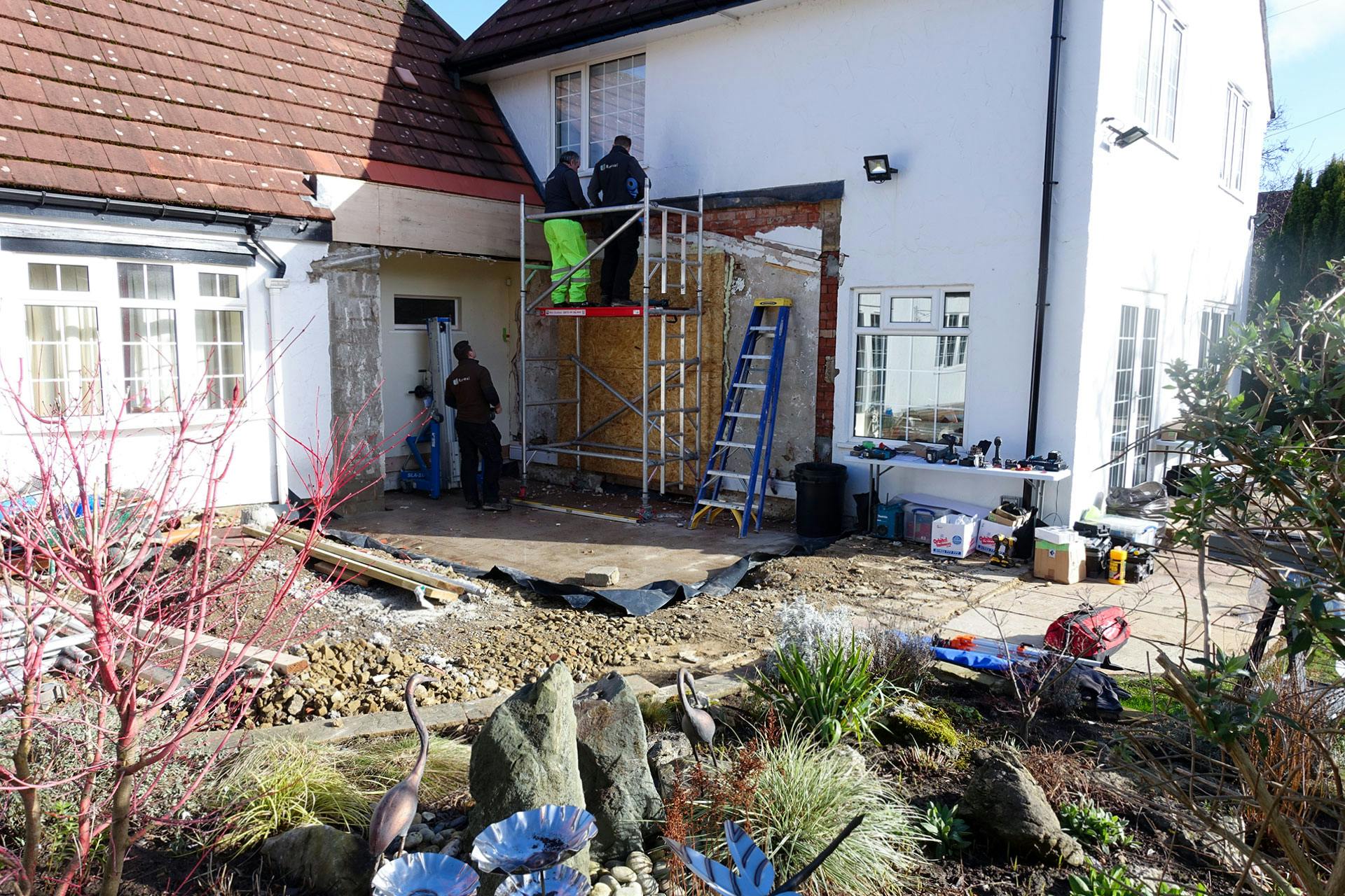conservatory installation in Yorkshire