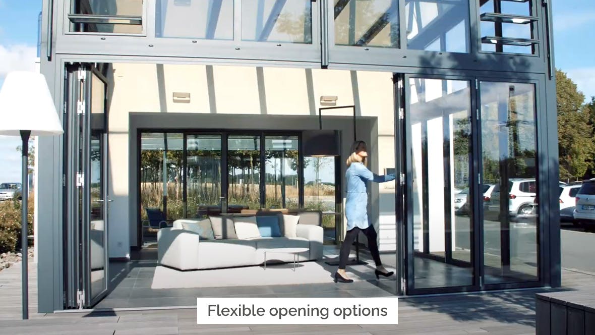Solarlux by Reveal - Flexible opening options video