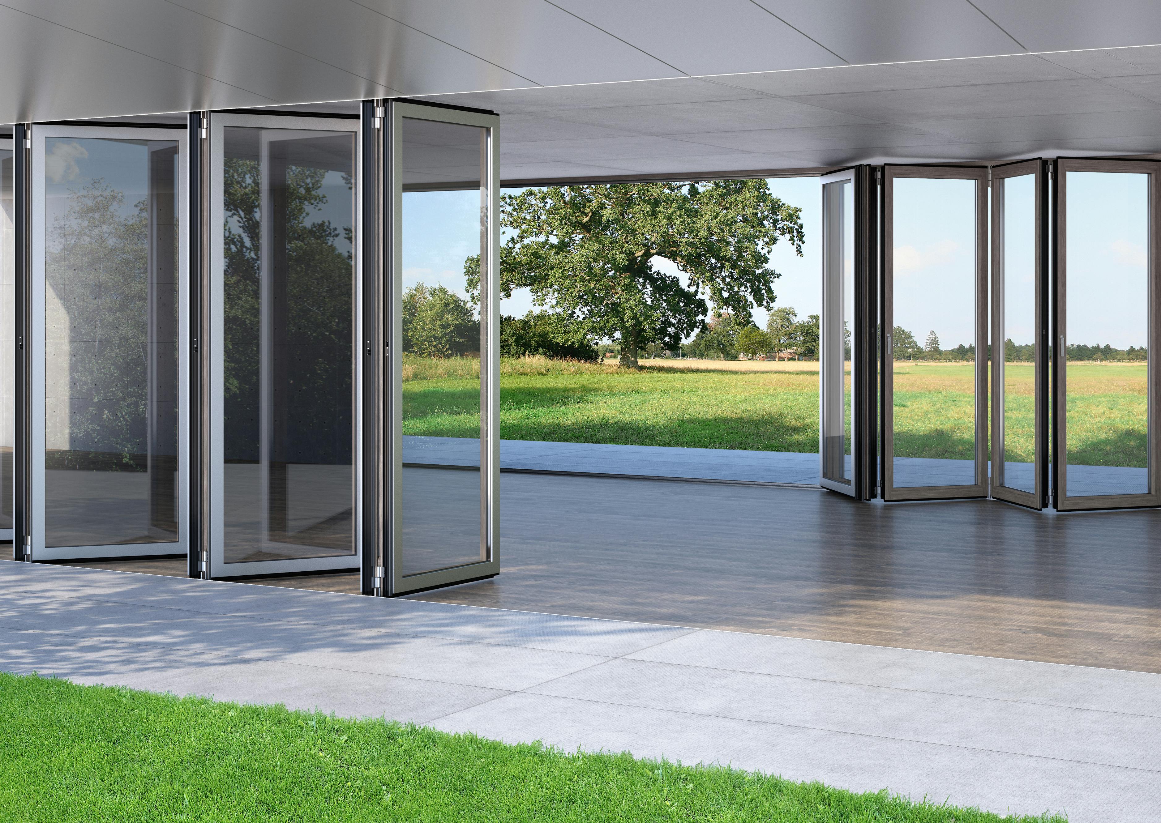The Combiline bi-fold door.