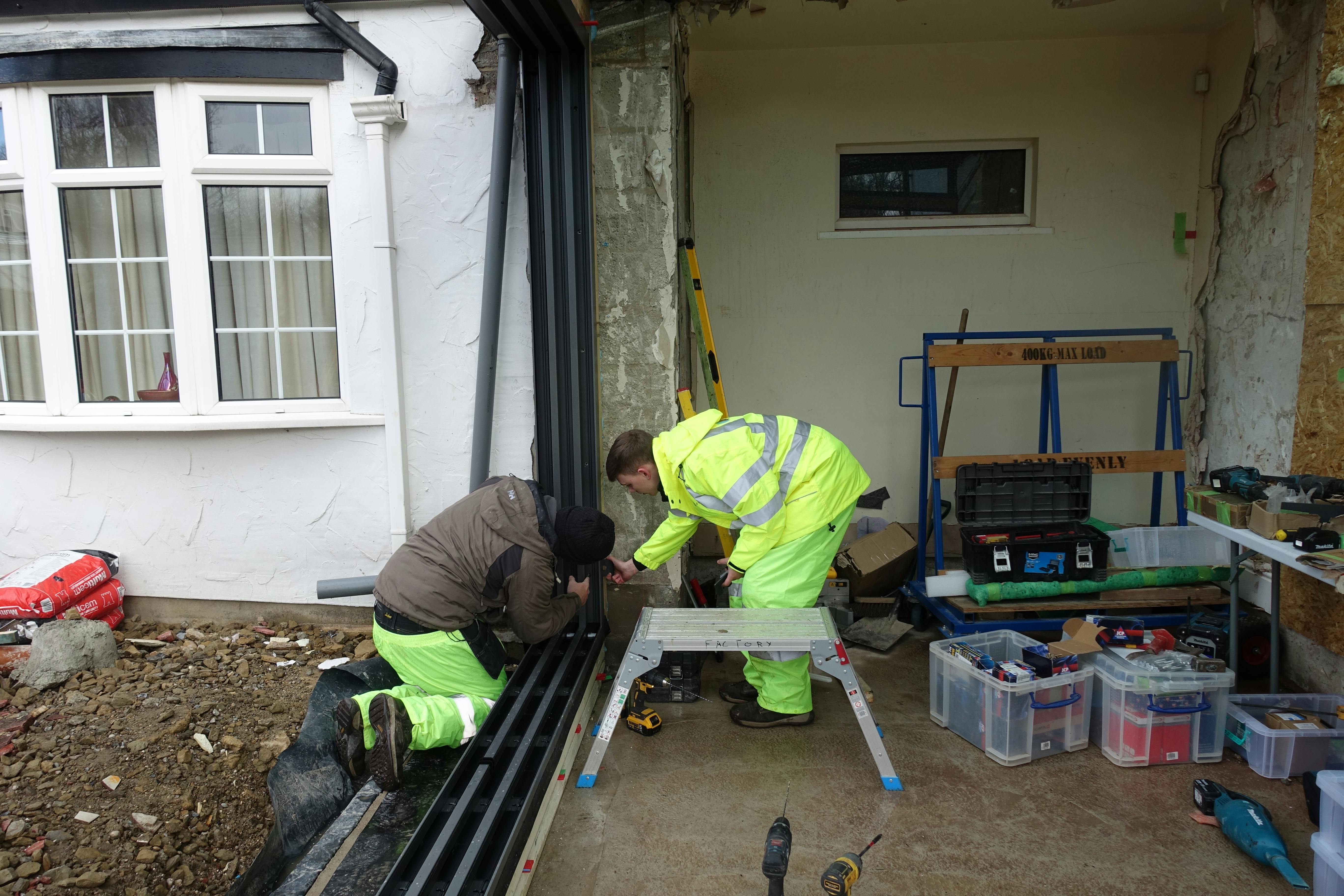 Solarlux partner on-site training for team members