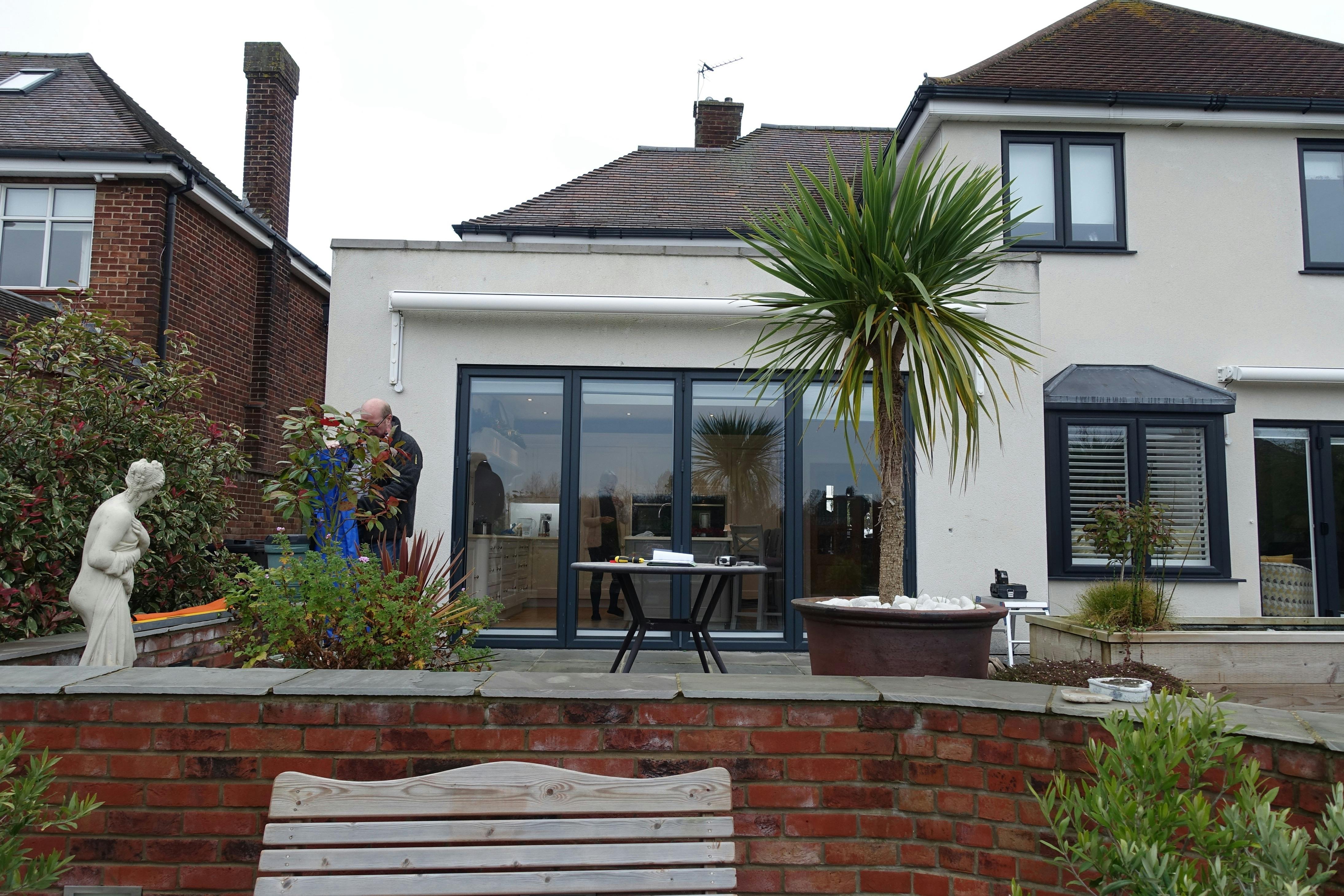 Before Solarlux Wintergarden glass extension
