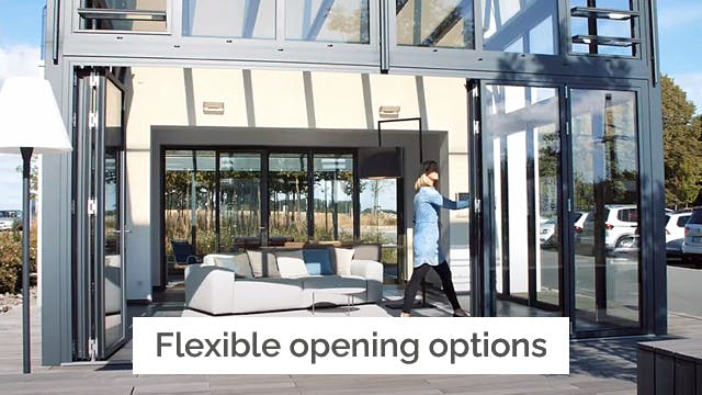 Solarlux by Reveal - Flexible opening options video