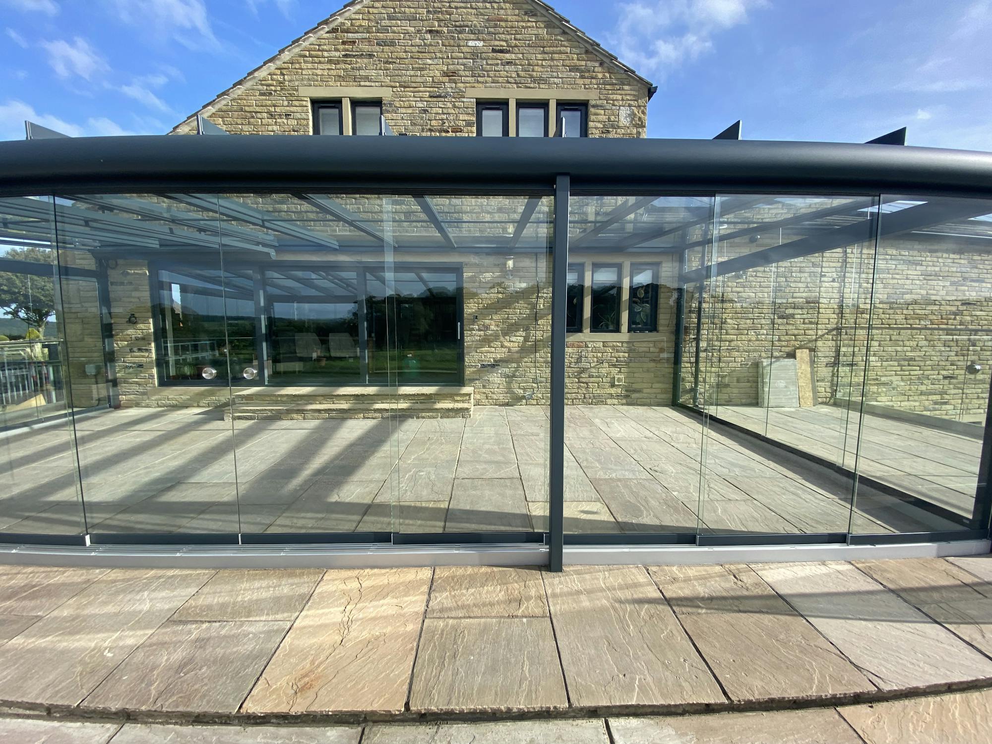 Yorkshire glass room with wind load of nearly 1700 Pascals