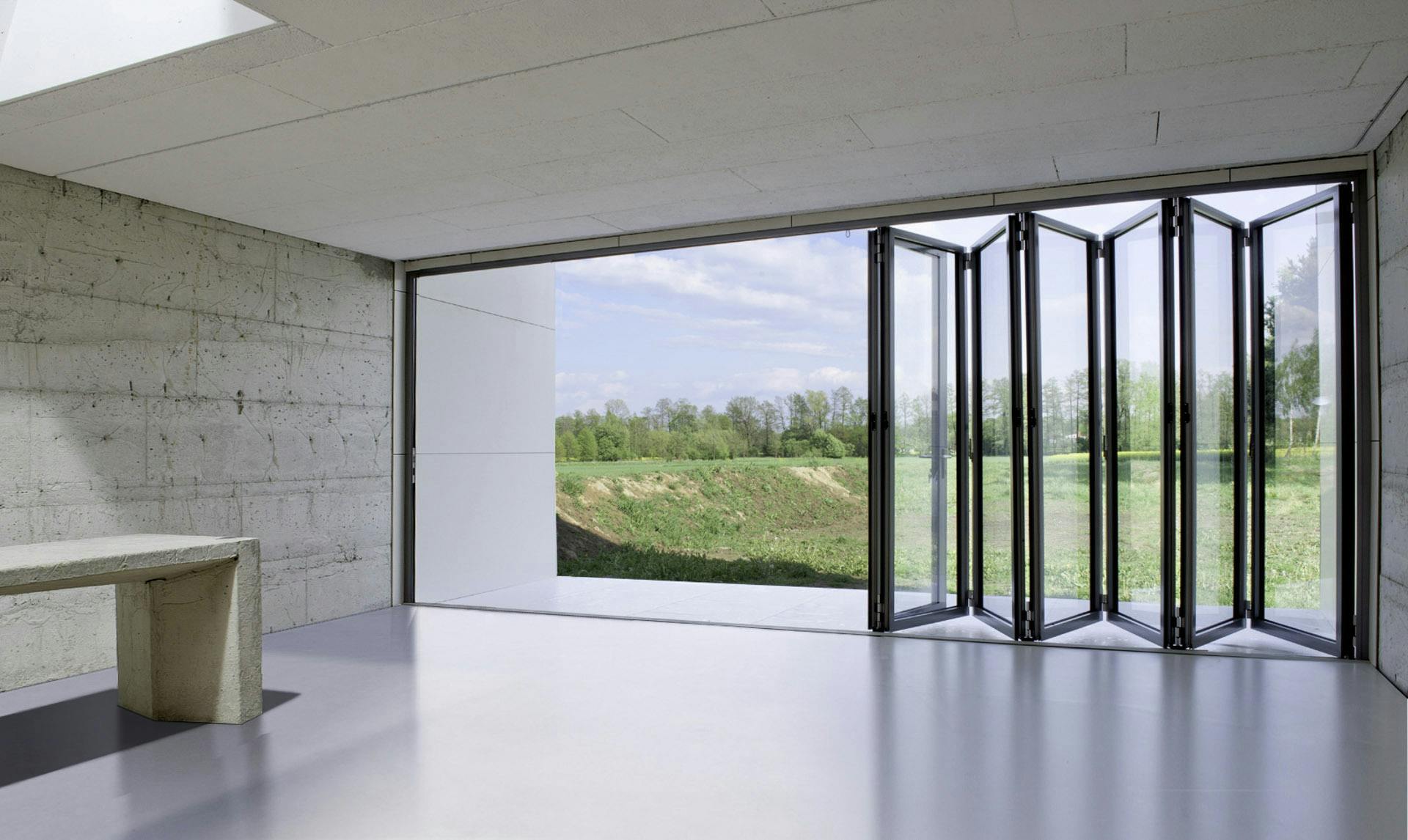 ecoline bi-fold glass doors
