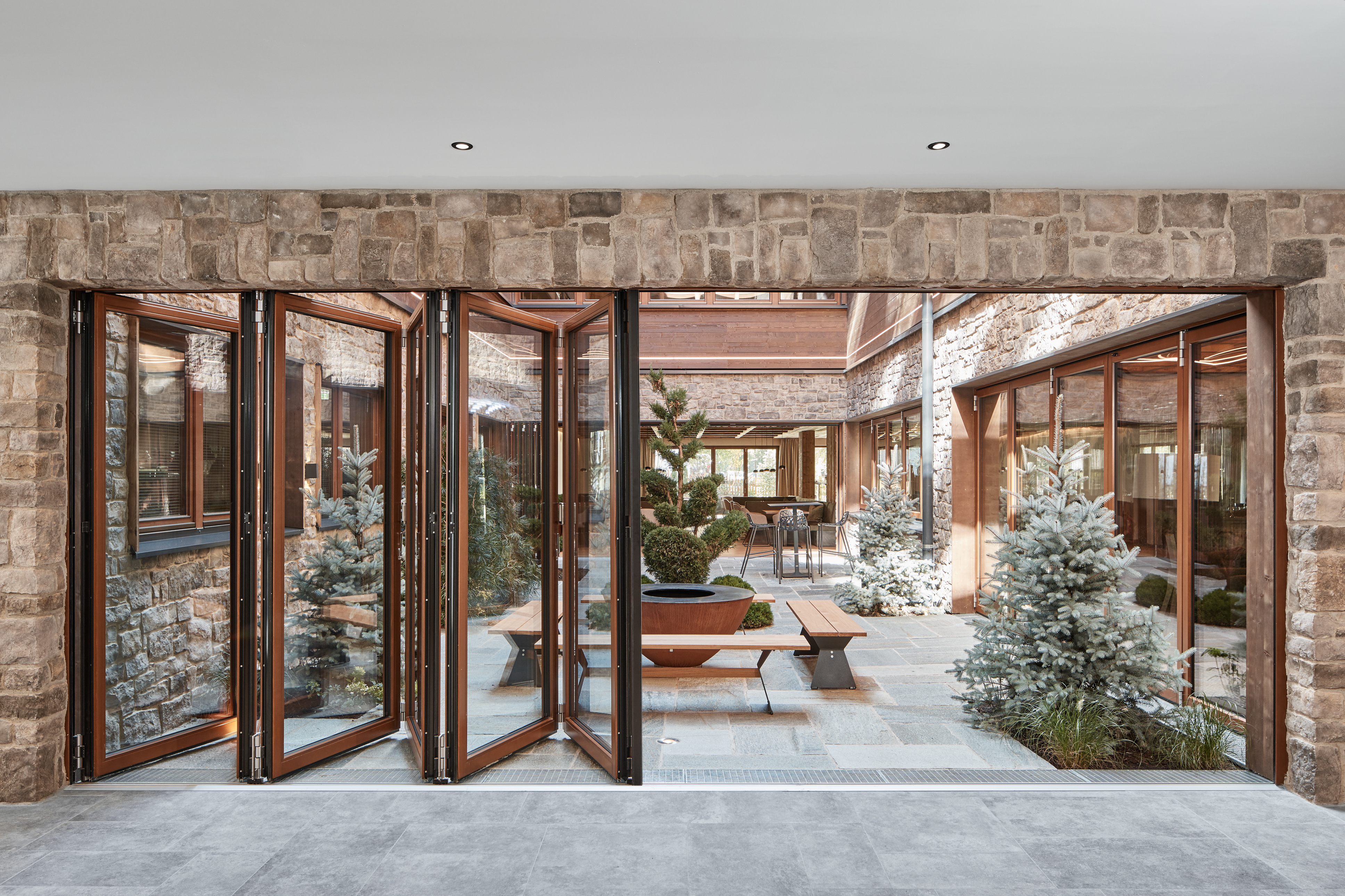 Woodline quality wood bi-fold doors 