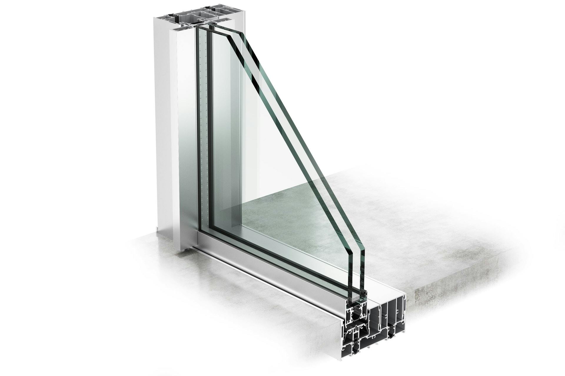 cleaning detail of glass in home extensions