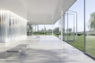 corner sliding doors in biophilic design