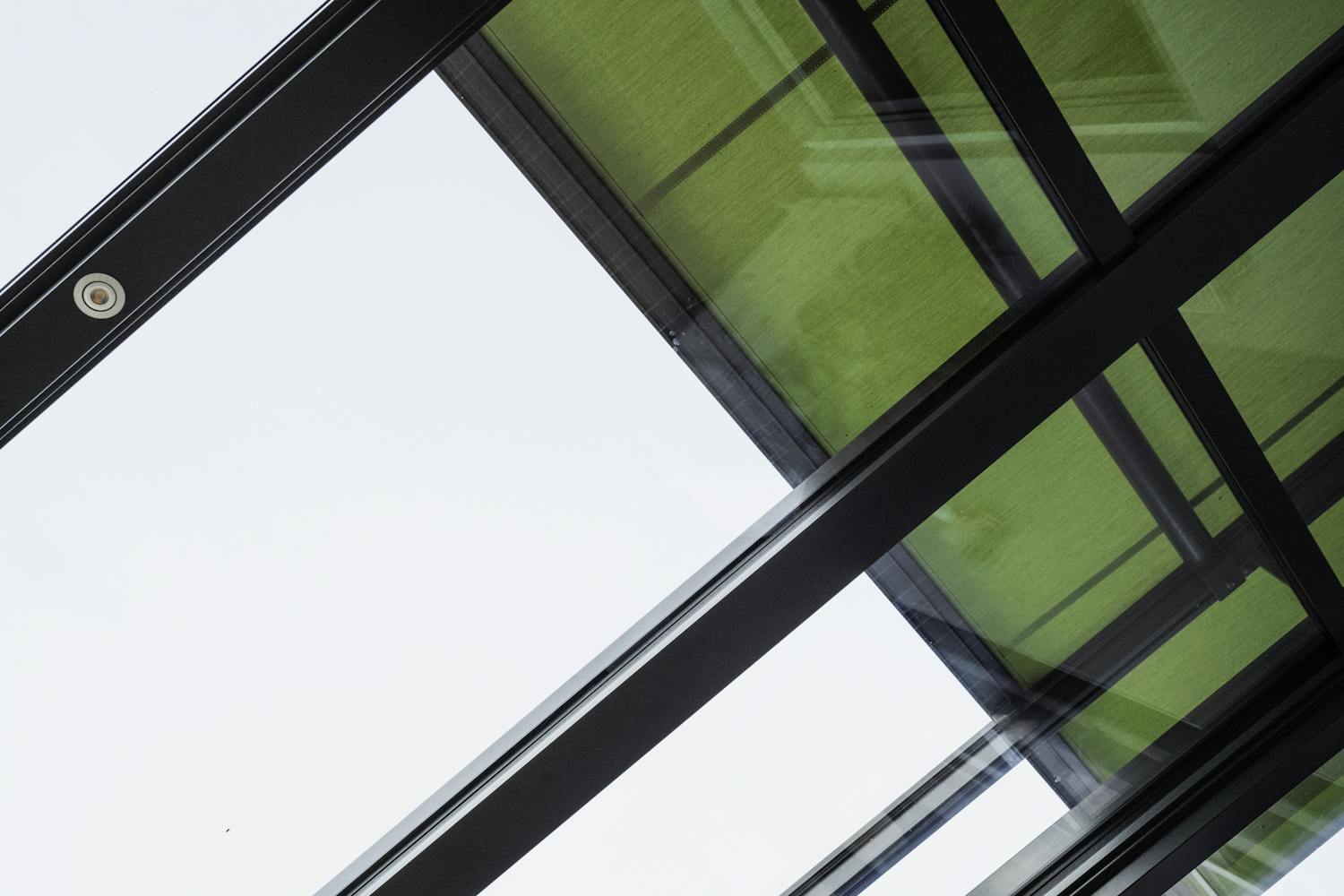 roof blind detail of home office extension Yorkshire