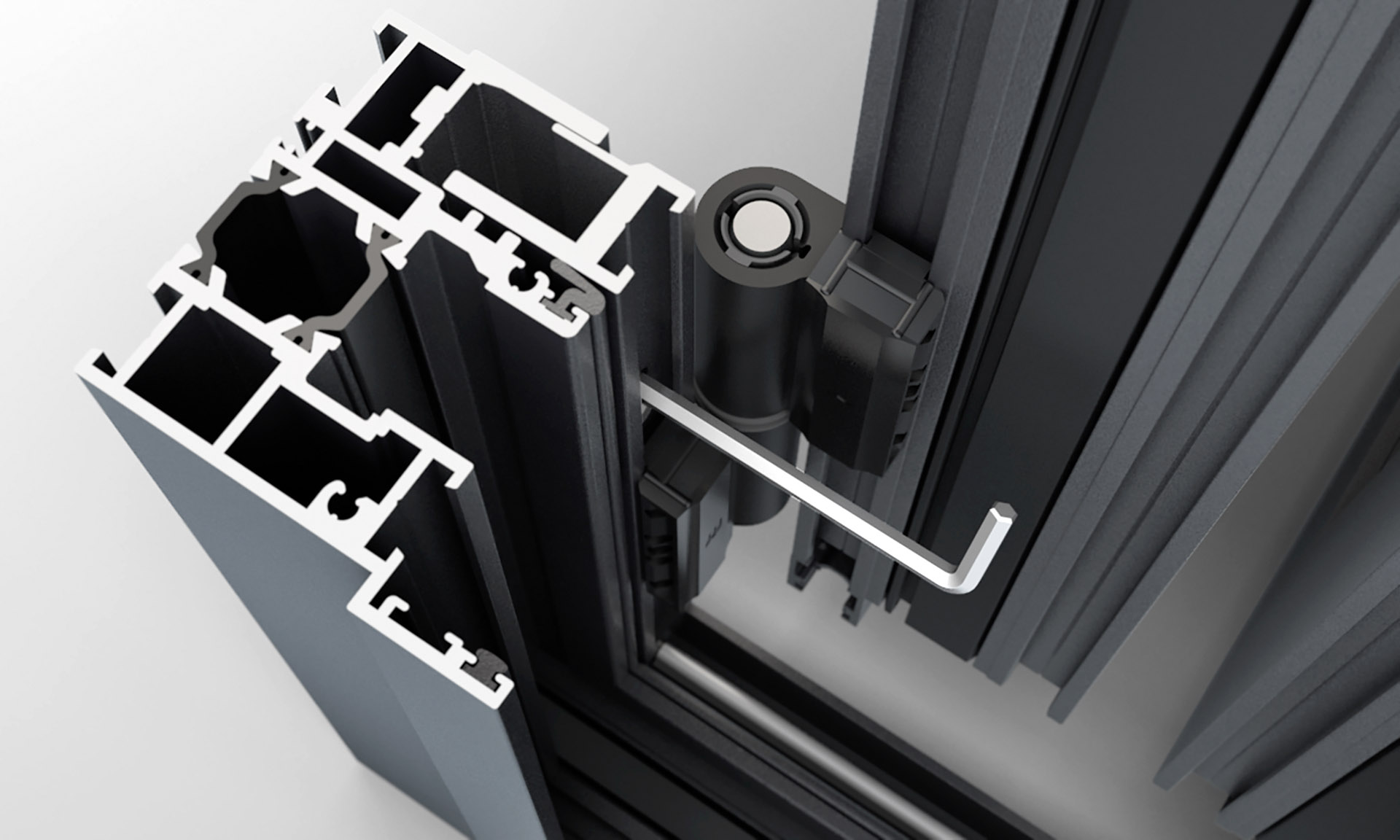 Mechanism of a bi-fold door