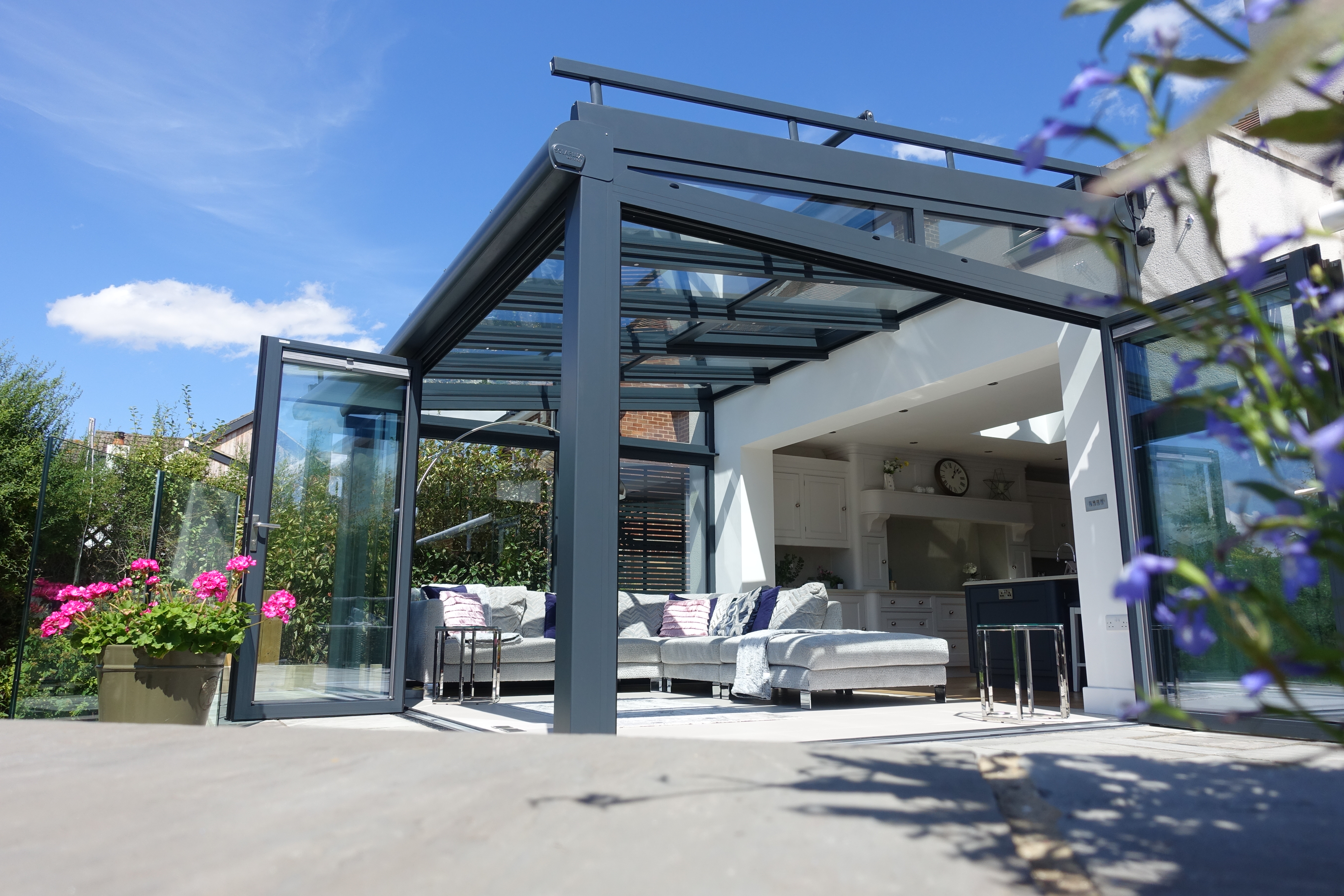 glass kitchen extension