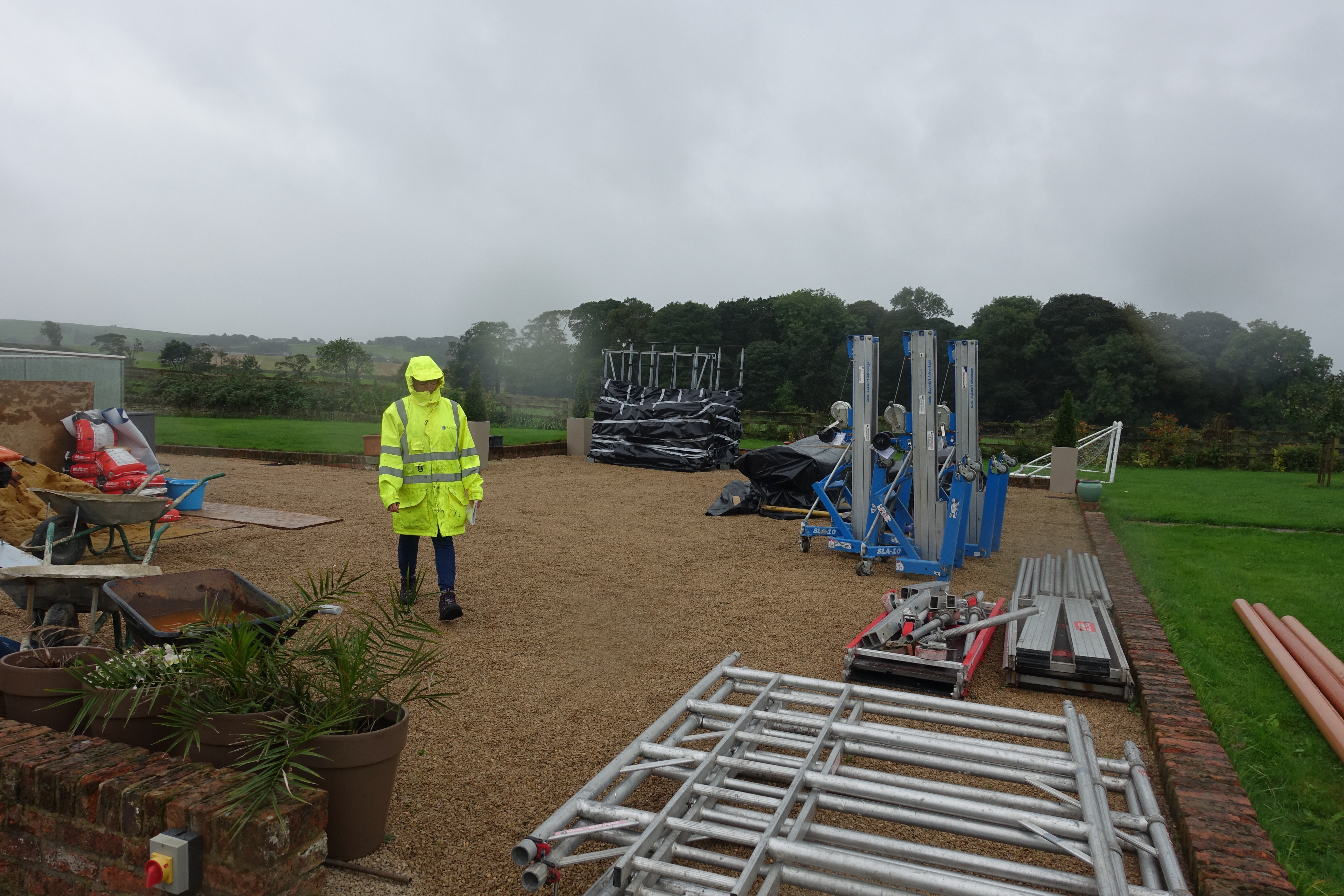 glass room installation