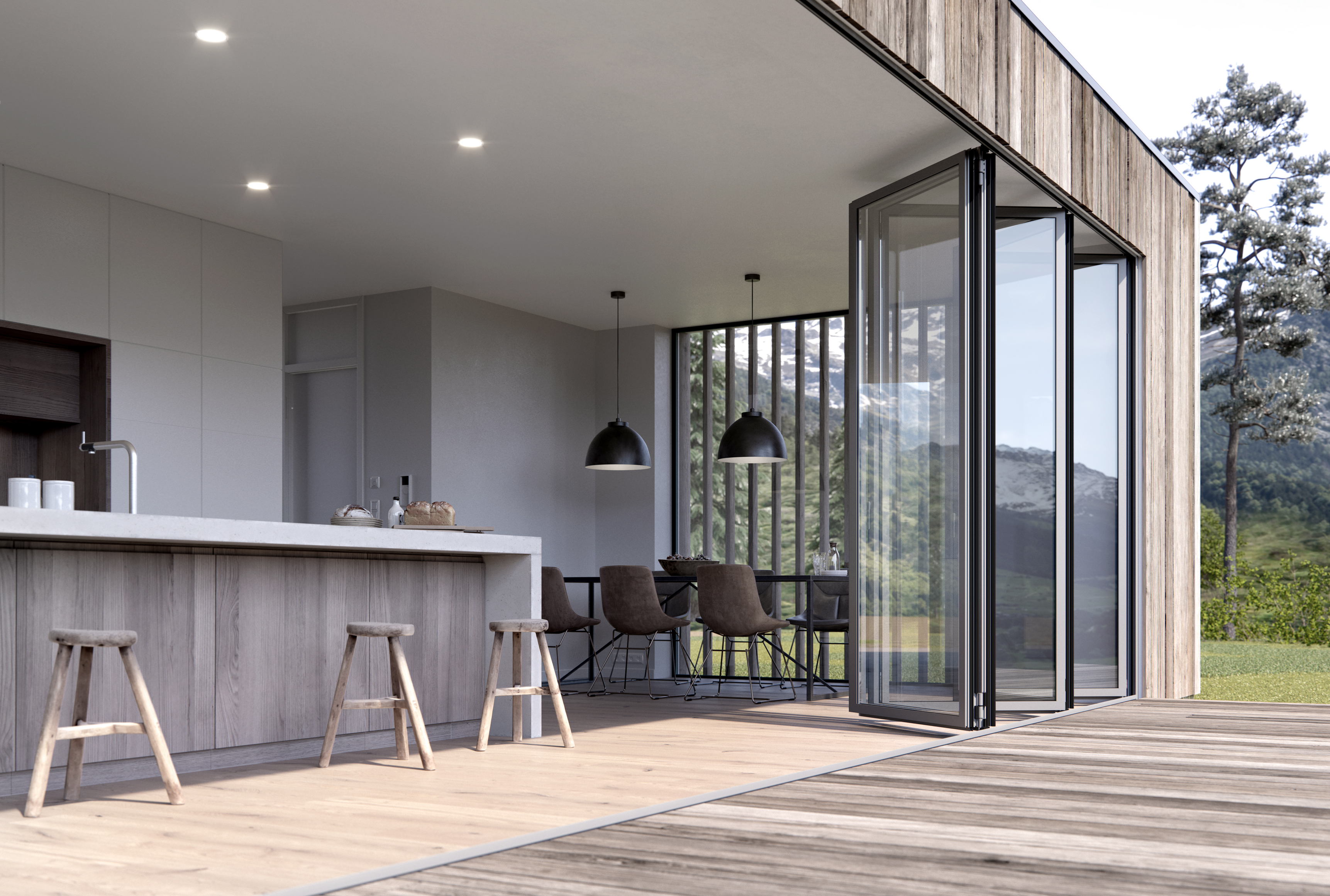 Solarlux Highline Aluminium Bi-fold Doors Harrogate