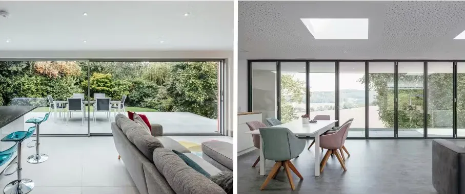 Which doors are best for a glass extension - sliding doors or bi-folds