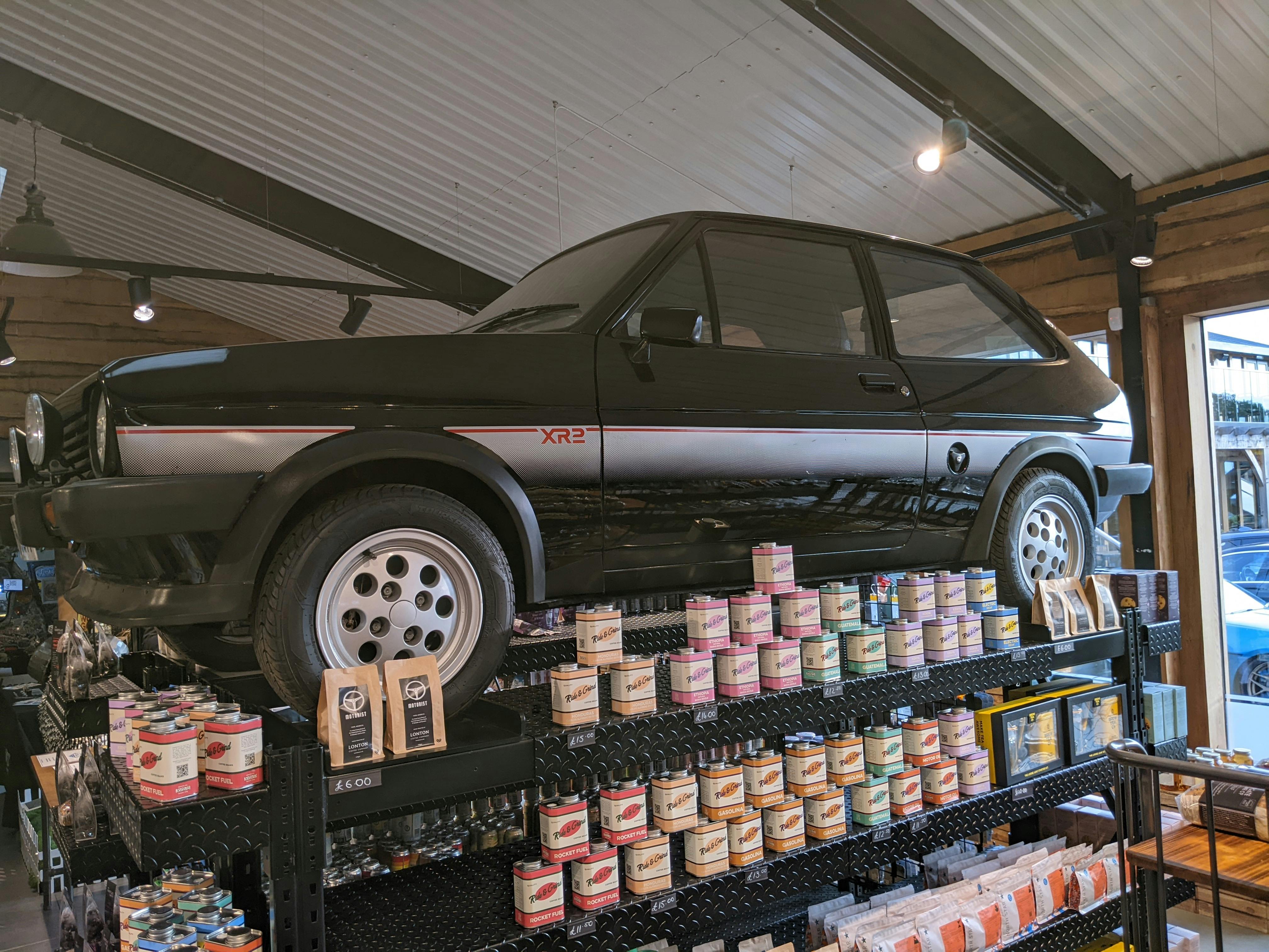 vintage car at the motorist york