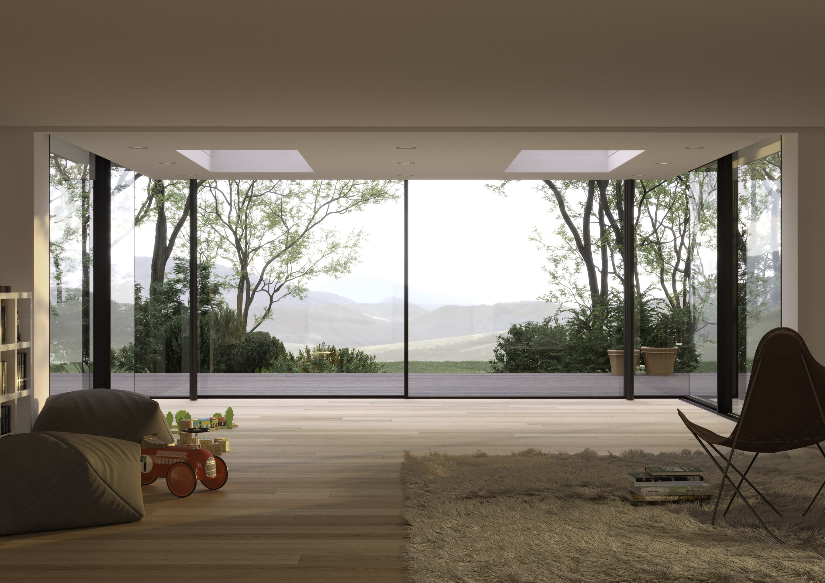 Glass extension ideas and inspiration - natural aesthetic