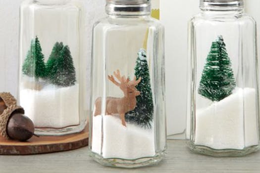 maak je eigen kerstversiering - zoutvaten