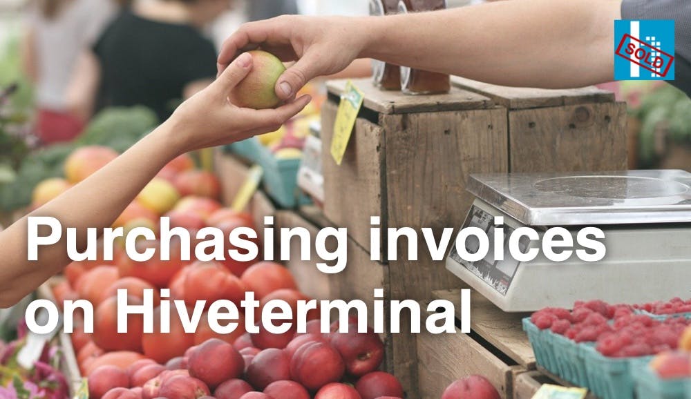Purchasing Invoices on Hiveterminal