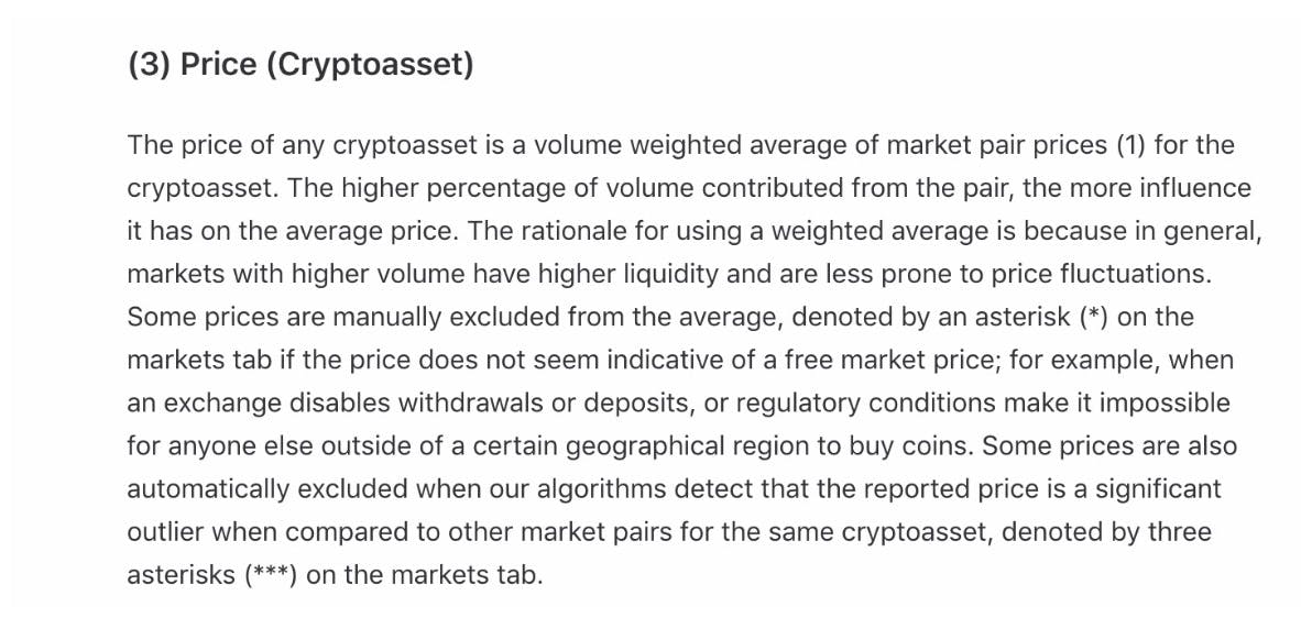 CMC pricing
