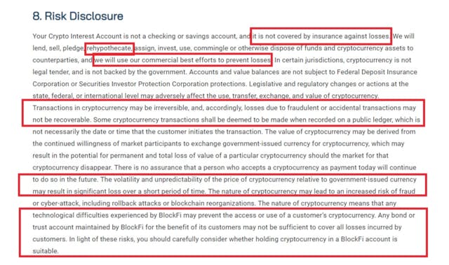 BlockFi risk
