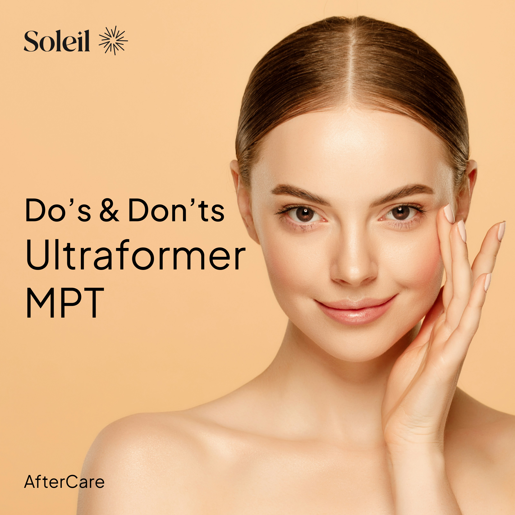 Do's & Don'ts after Ultraformer MPT