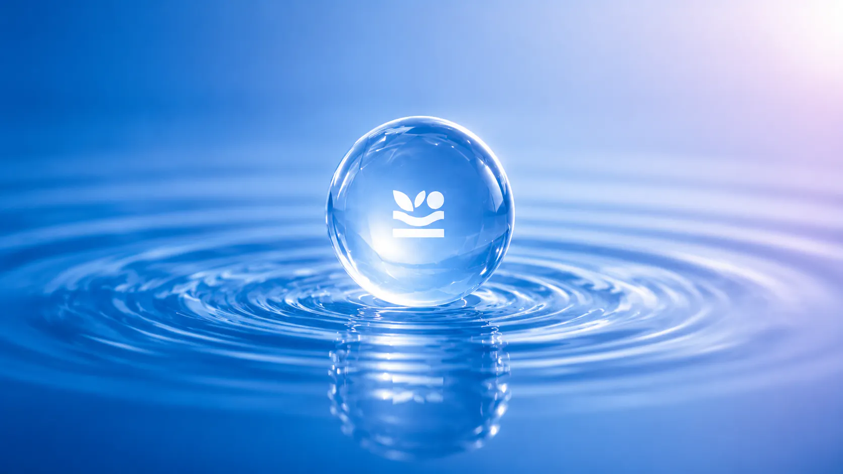 Body of water woth Somanai logo