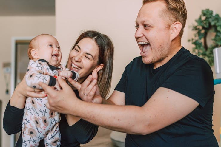 baby photography with family