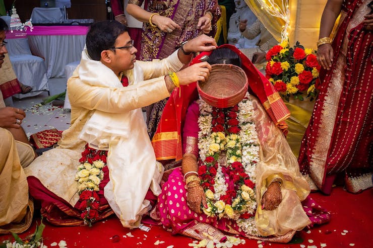 sindoor daan ceremony in hindu marriage