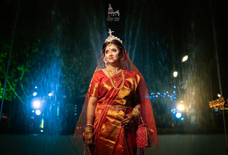 beautiful banarasi saree