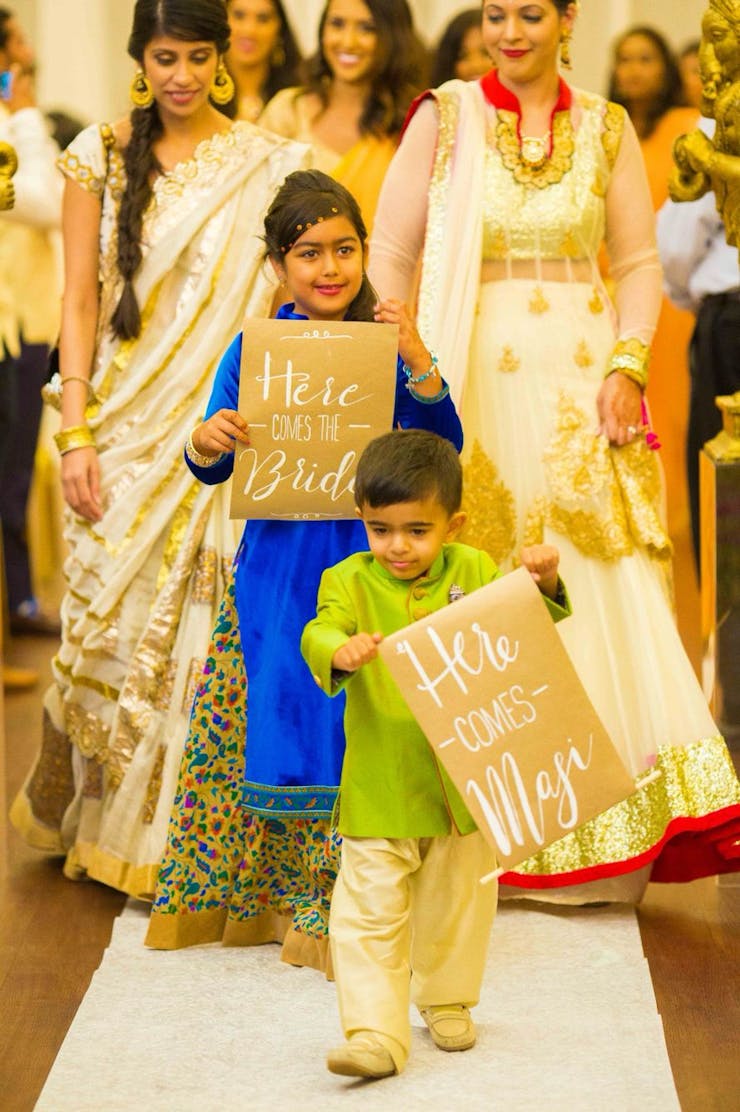 Bridal Entry with Kids