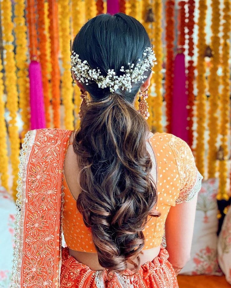pretty hairstyle for brides