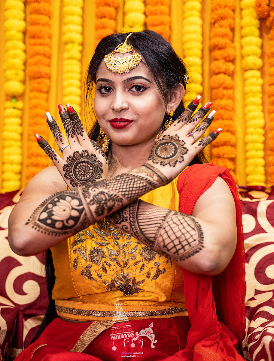 Details 151+ bengali bridal mehndi designs best - POPPY