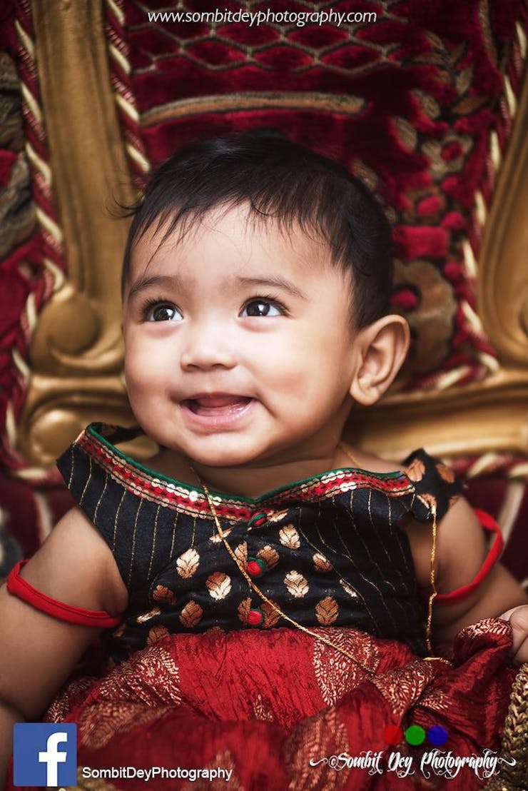 rice ceremony baby photoshoot