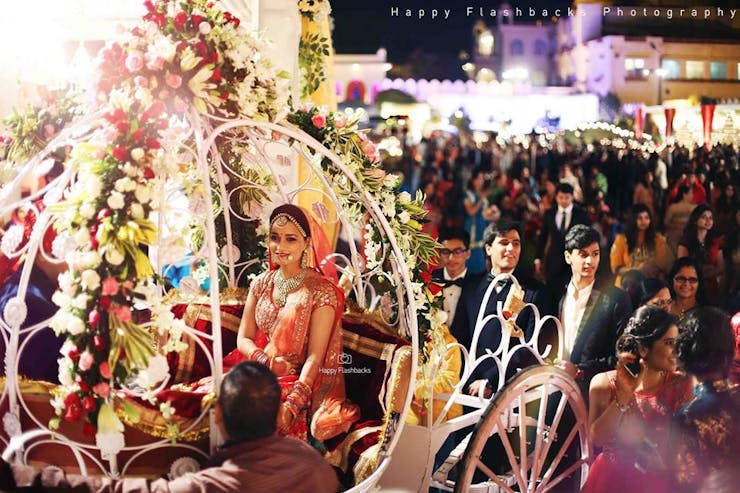 Bridal Entry On A Royal Chariot