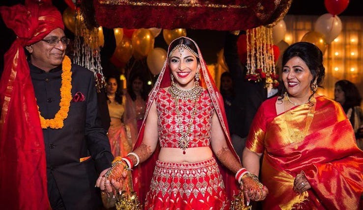 Bridal Entry With Parents