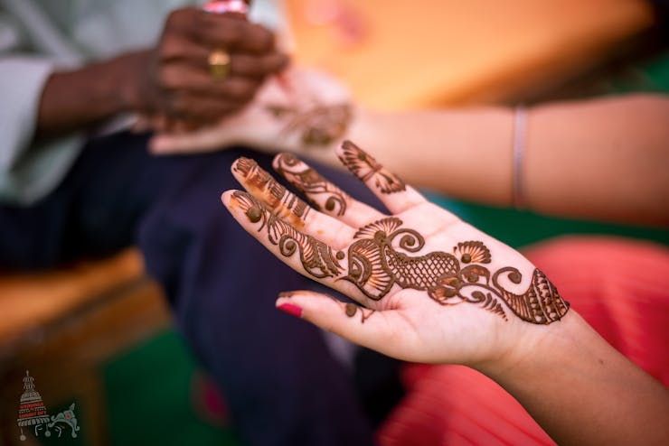 easy bengali mehndi desig