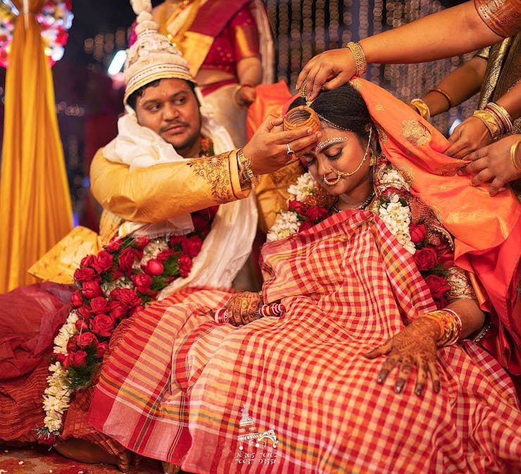 sindoor daan ceremony in hindu marriage