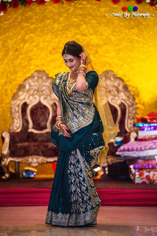bengali wedding reception looks