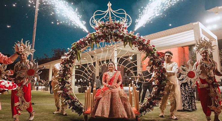 Bridal Entry With Entertainment Squad