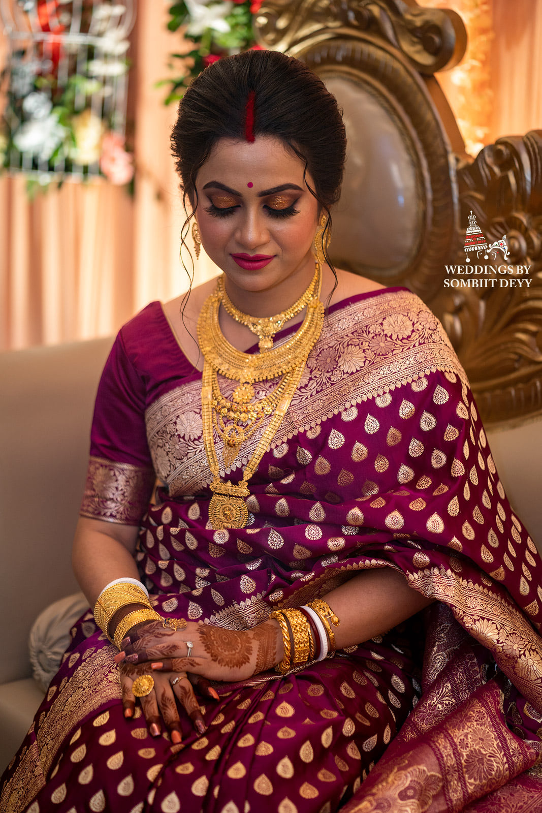 bengali bridal saree design