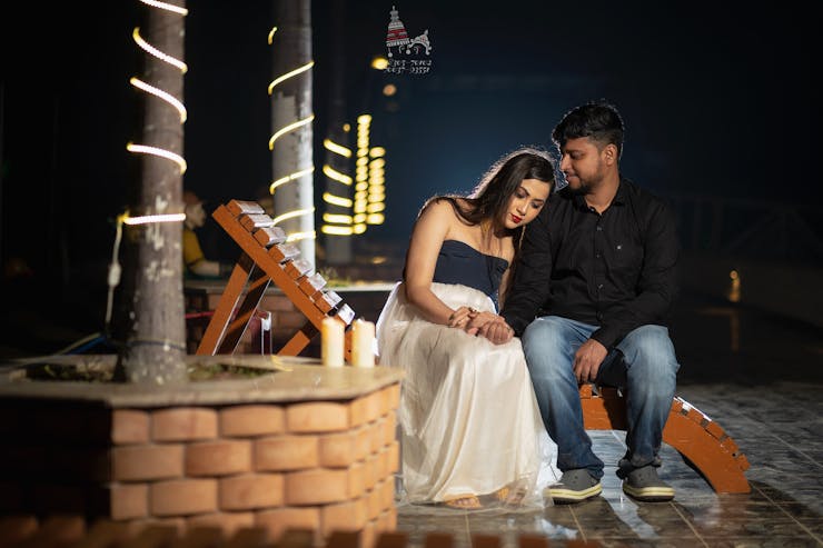 stunning dresses for pre-wedding shoot