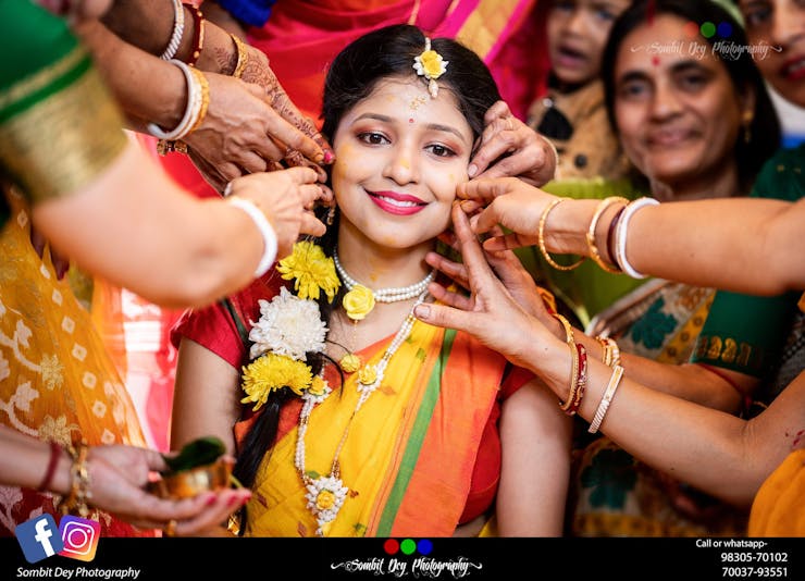 prettiest haldi look
