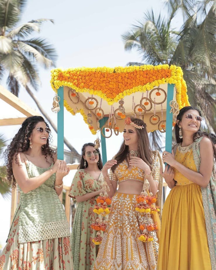 Bridal Entry With Dearest Sisters