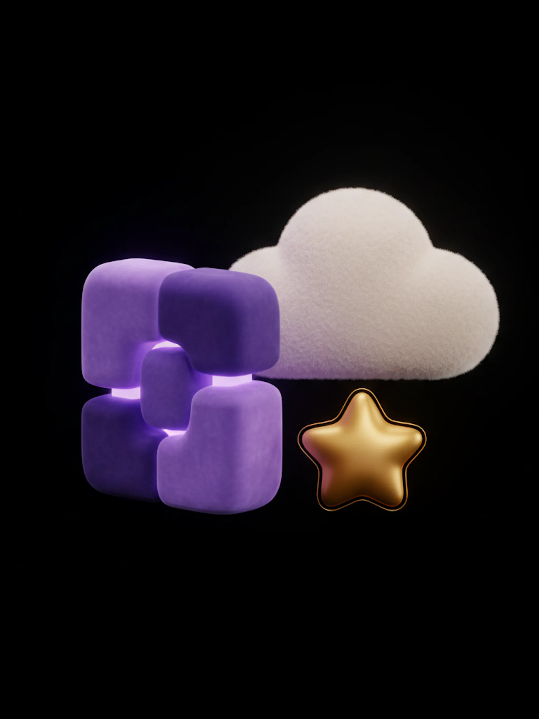 Lavender CMS block next to cloud node