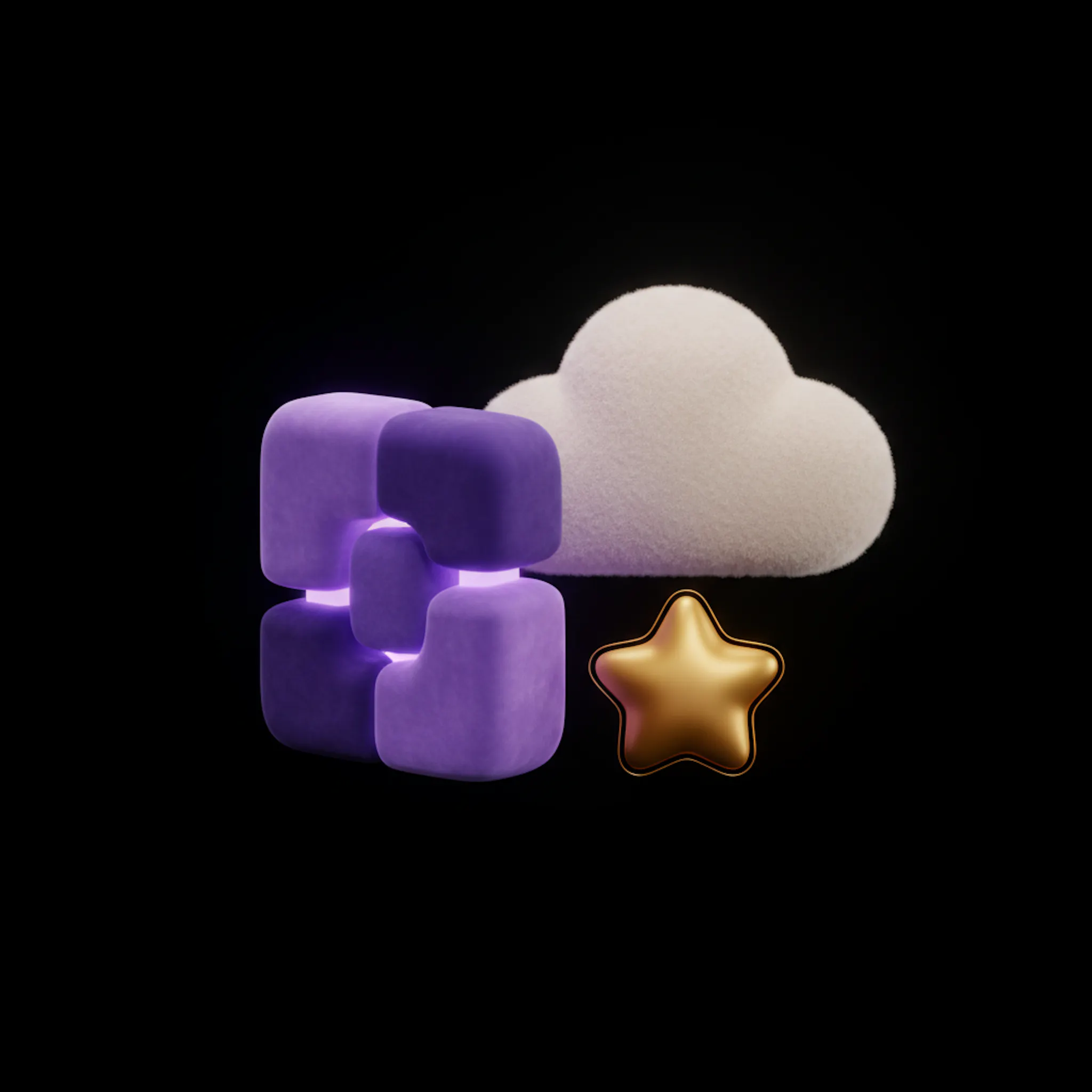 Bloque CMS lavanda junto a nodo cloud