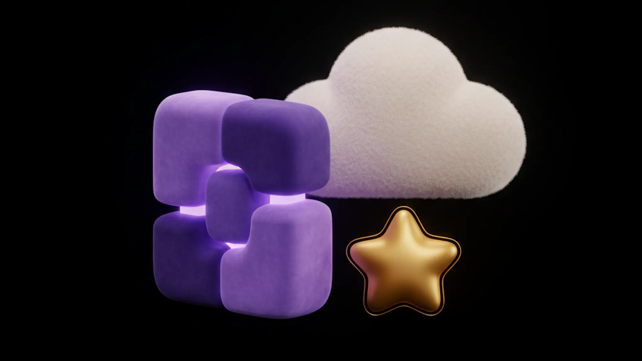 Bloque CMS lavanda junto a nodo cloud